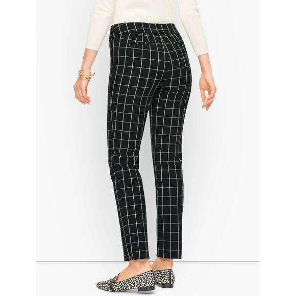Chic Windowpane Classic! Talbots Chatham Ankle Pants – Size 10 - Picture 4 of 7